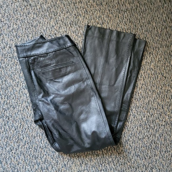 NWOT MNG Genuine Leather Pants SUPER SOFT LEATHER Size 6